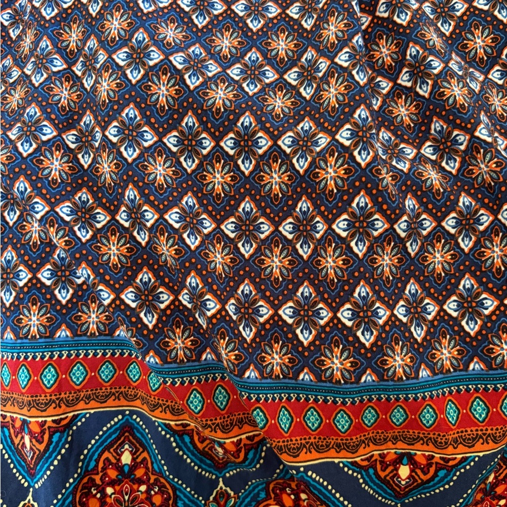 Fleur Bleue sleeveless V neck maxi dress size 2 - Picture 4 of 4